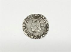 A 1592 Elizabeth 1 sixpence