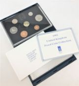 Royal Mint - United Kingdom proof coin collection 1991 (blue)