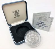 Royal Mint - Her Majesty Queen Elizabeth the Queen Mother 90th Birthday silver proof crown