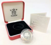 Royal Mint - 2000 United Kingdom silver proof Piedfort one pound coin