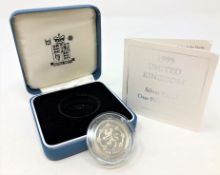 Royal Mint - 1999 United Kingdom silver proof one pound coin