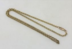 A 9ct gold necklace, 4.5g.