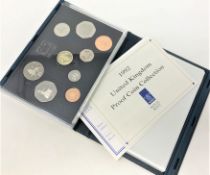 Royal Mint - United Kingdom proof coin collection 1992 (blue)