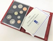 Royal Mint - United Kingdom proof coin collection 1992 red)