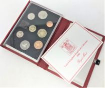 Royal Mint - United Kingdom proof coin collection 1986 (red)