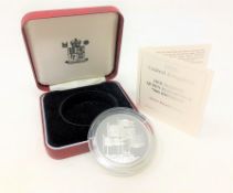 Royal Mint - 1996 United Kingdom silver proof Crown, Her Majesty Queen Elizabeth II 70th Birthday.