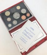 Royal Mint - United Kingdom proof coin collection 1996 (red)