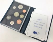 Royal Mint - United Kingdom proof coin collection 1995 (blue)