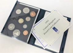 Royal Mint - United Kingdom proof coin collection 1992 (blue)