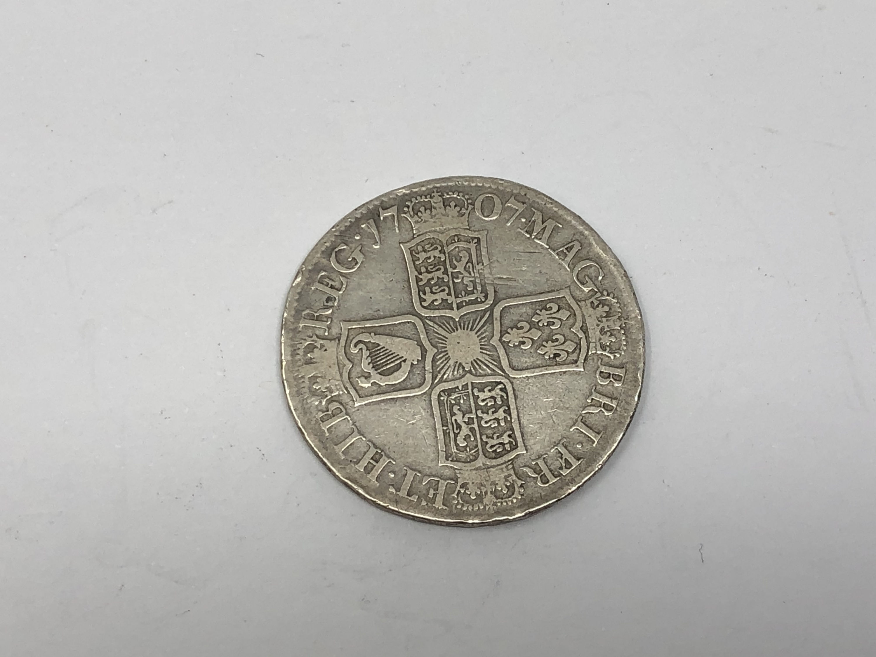 A 1707 half Crown - Image 2 of 2