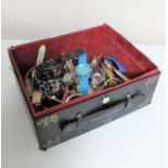 A box of costume jewellery,