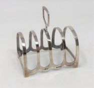 A silver five bar toast rack, Birmingham marks CONDITION REPORT: 43.3g.