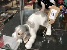 A Lladro figure - Puppy dog