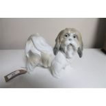 A Lladro figure - Pekanese dog