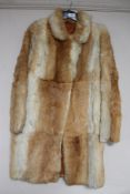Two fur coats together with a further vintage coat (3)