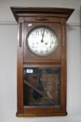 An early twentieth century wall clock