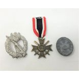 A German Third Reich late war type Infantry Assault Award complete with pin,