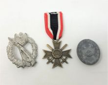 A German Third Reich late war type Infantry Assault Award complete with pin,