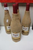Four bottles of Siglo Rioja