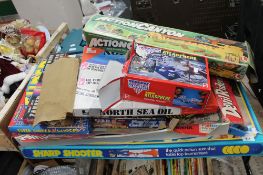 A quantity of vintage toys and games, Chad valley game,