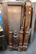 A Victorian mahogany extending dining room table (flat packed)