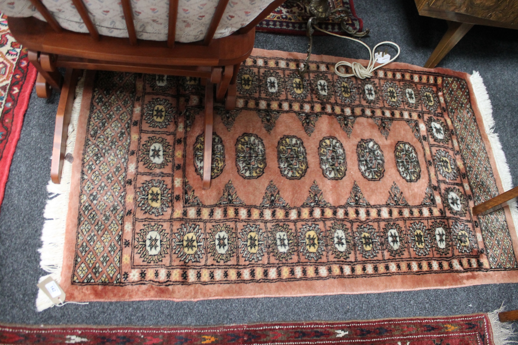 A Bokhara design rug