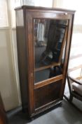 A 19th century mahogany glazed cabinet