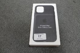 Apple : iPhone 11 Pro Smart Battery Case, model A2184, black, brand new & boxed. (R.R.P. £129.