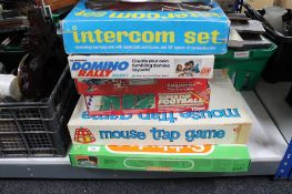 Six vintage games including Subbuteo,