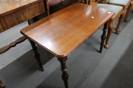 A 19th century mahogany occasional table.