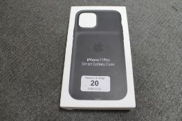 Apple : iPhone 11 Pro Smart Battery Case, model A2184, black, brand new & boxed. (R.R.P. £129.