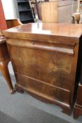 A 19th century mahogany four drawer chest.