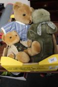 An English Toy Company teddy bear together with two other bears