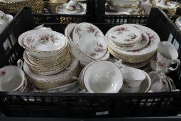 A large quantity of Royal Albert Lavender Rose tea and dinner ware