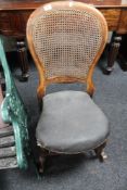 A bergere rocking chair a/f