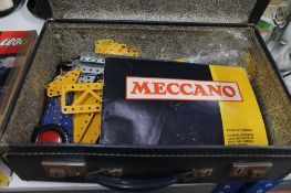 A small case of vintage Meccano