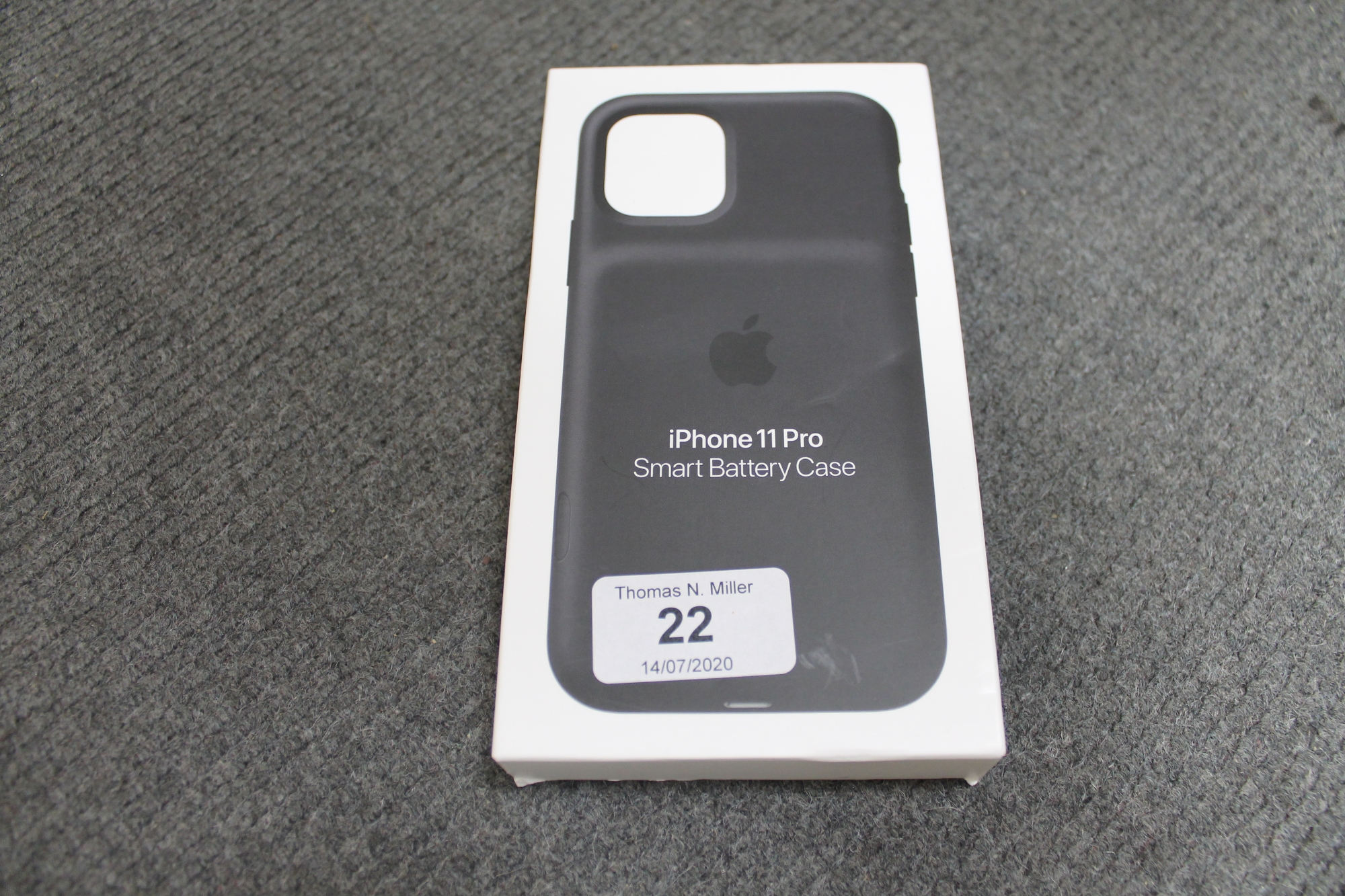Apple : iPhone 11 Pro Smart Battery Case, model A2184, black, brand new & boxed. (R.R.P. £129.