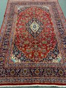A Kashan carpet, Central Iran,