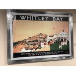 An advertising railway picture - Whitley Bay