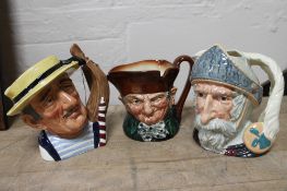 Three Royal Doulton character jugs - Gondolier,