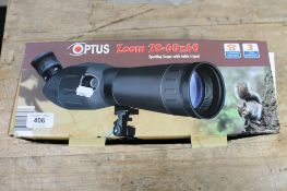 An Optus Zoom spotting scope