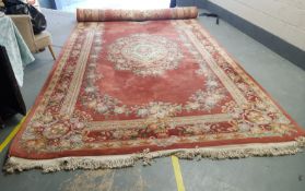 A very large Chinese carpet, approximately 7m x 2.