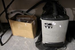 Two pneumatic vacs with accessories