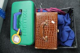 A vanity case, travel case,