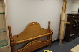 A pine 5' bed frame