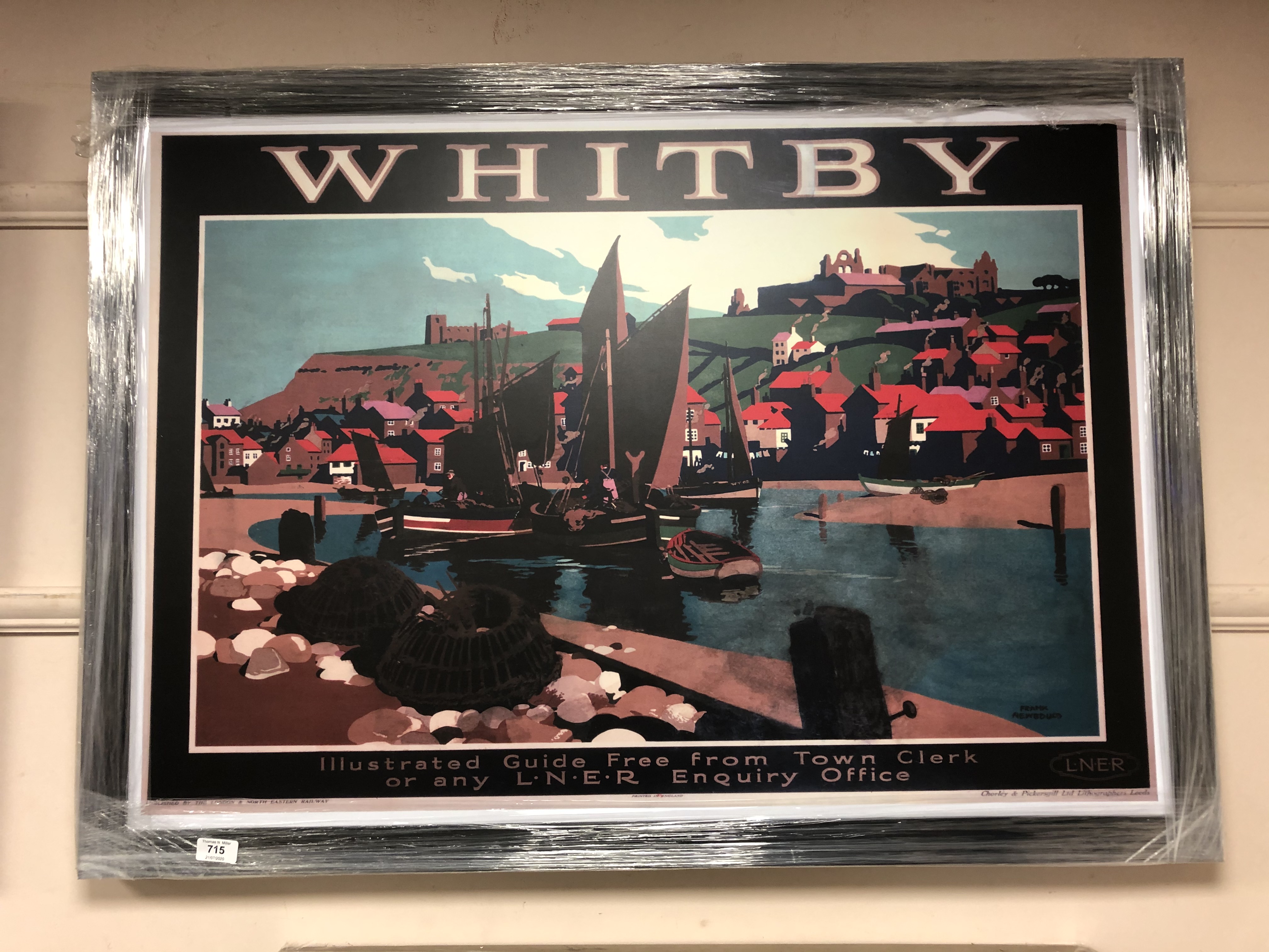 An advertising railway picture - Whitby