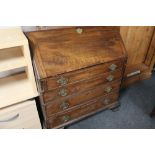 A George III mahogany bureau