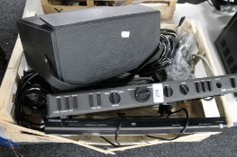 An A & R of cambridge control unit, Toshiba dvd player, cable,