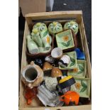 A box of kitchen ware,