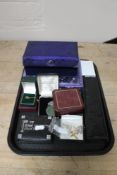 A box of costume jewellery ,